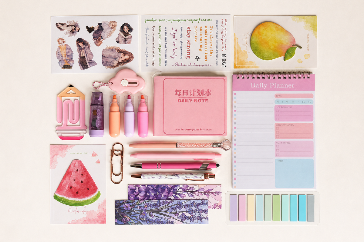Pink Daily Note Bundle