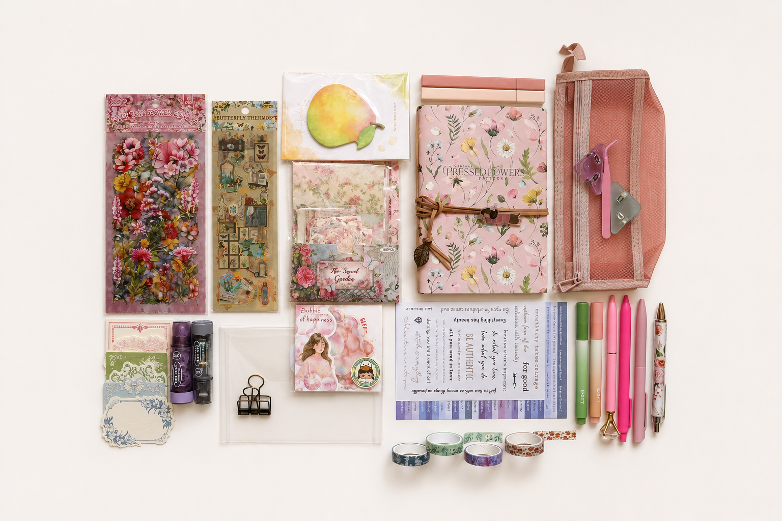 Blush Garden Journaling Bundle