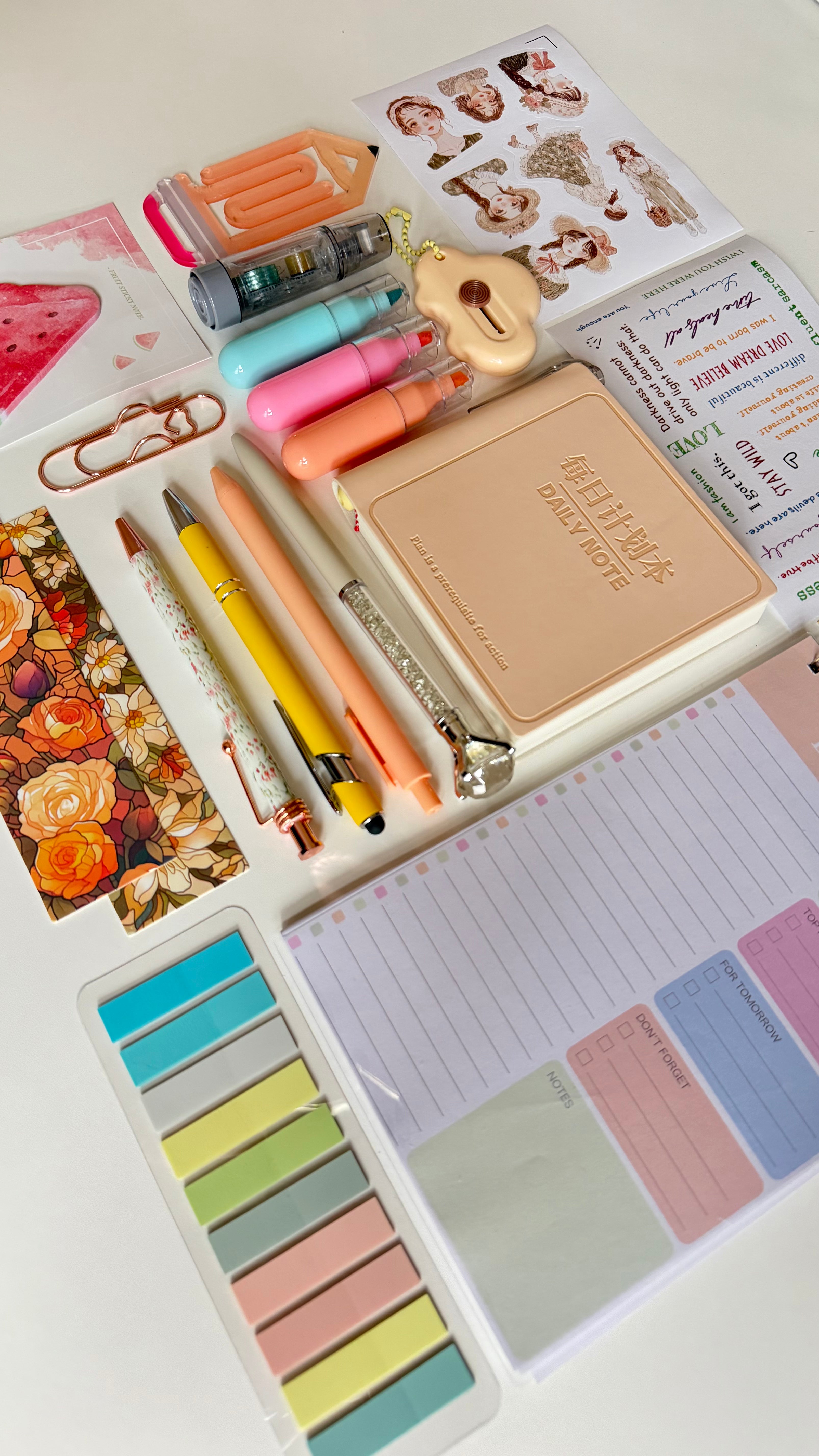 Peach Daily Note Bundle