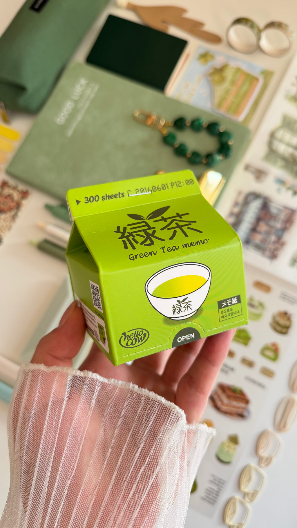 Tea Matcha Stationery Bundle