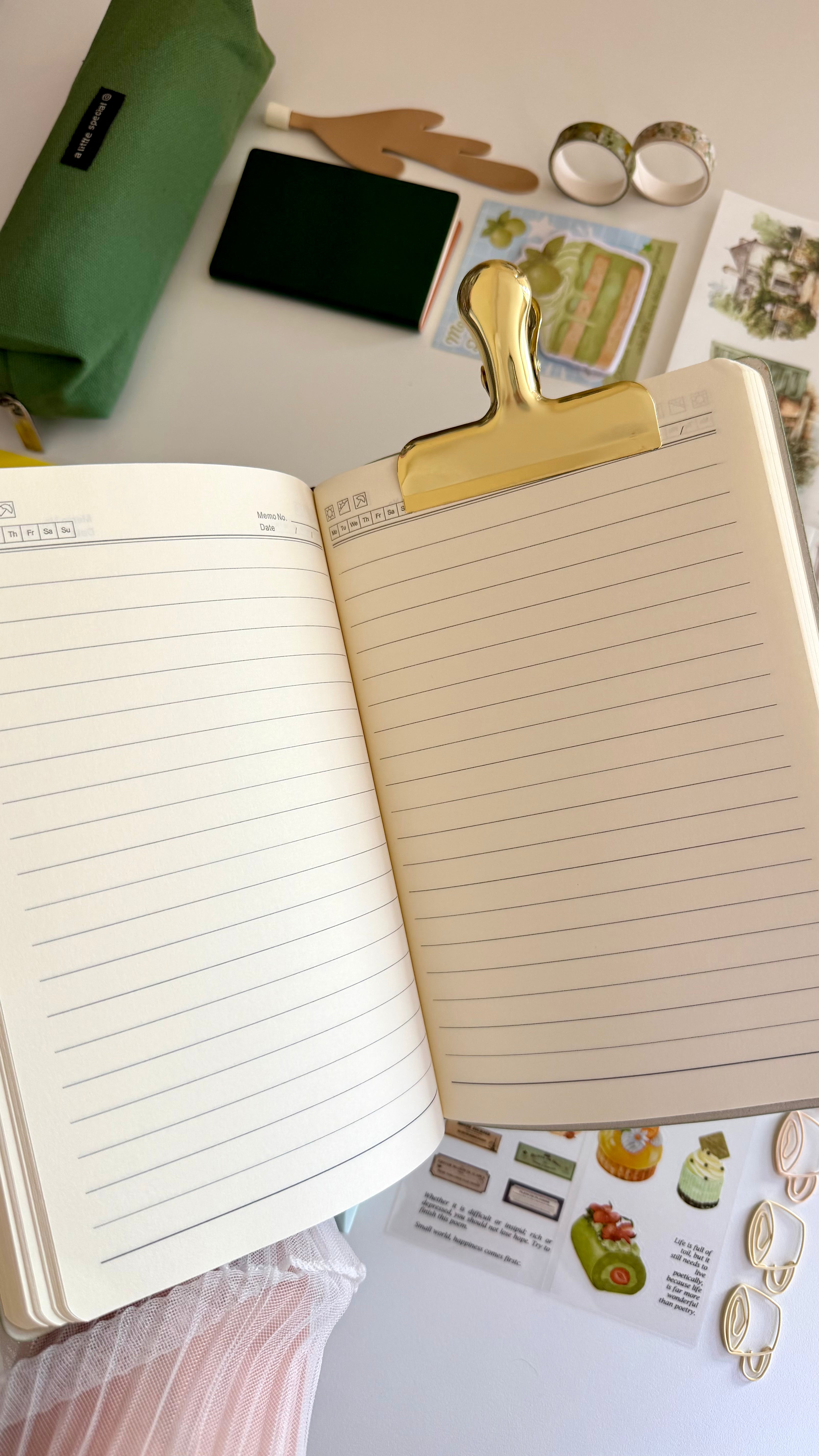 Tea Matcha Stationery Bundle