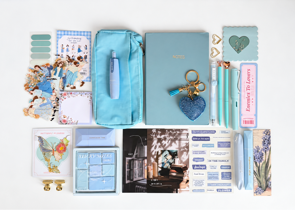 Bluebell Mist Stationery Set | Notebook Set