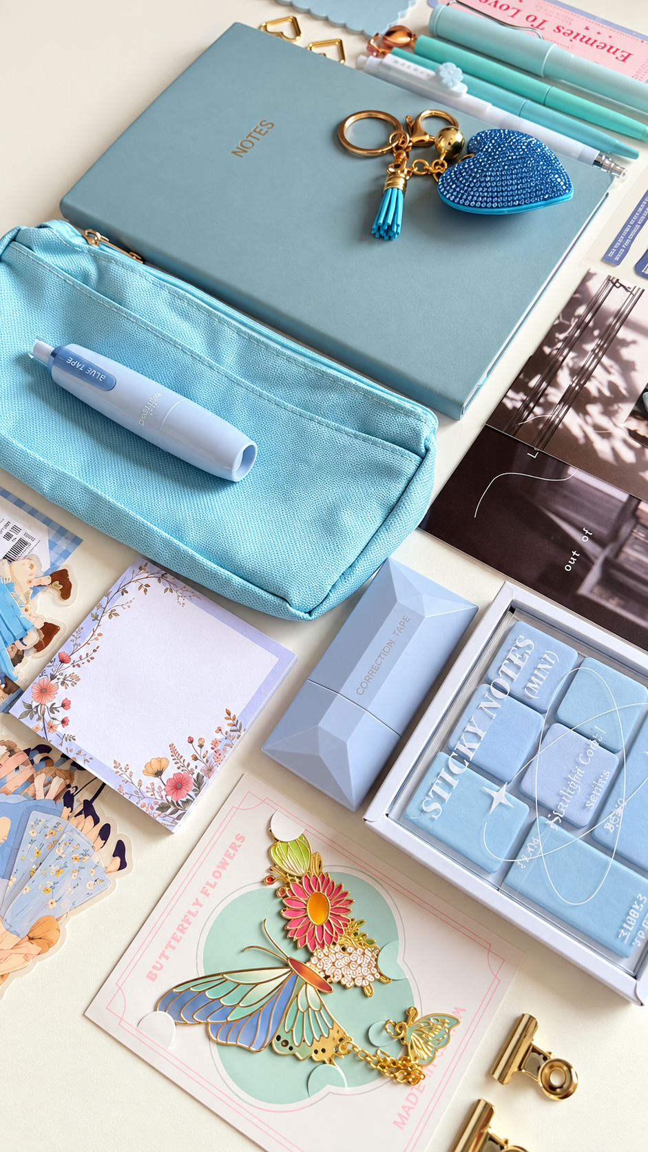 Bluebell Mist Stationery Set | Notebook Set
