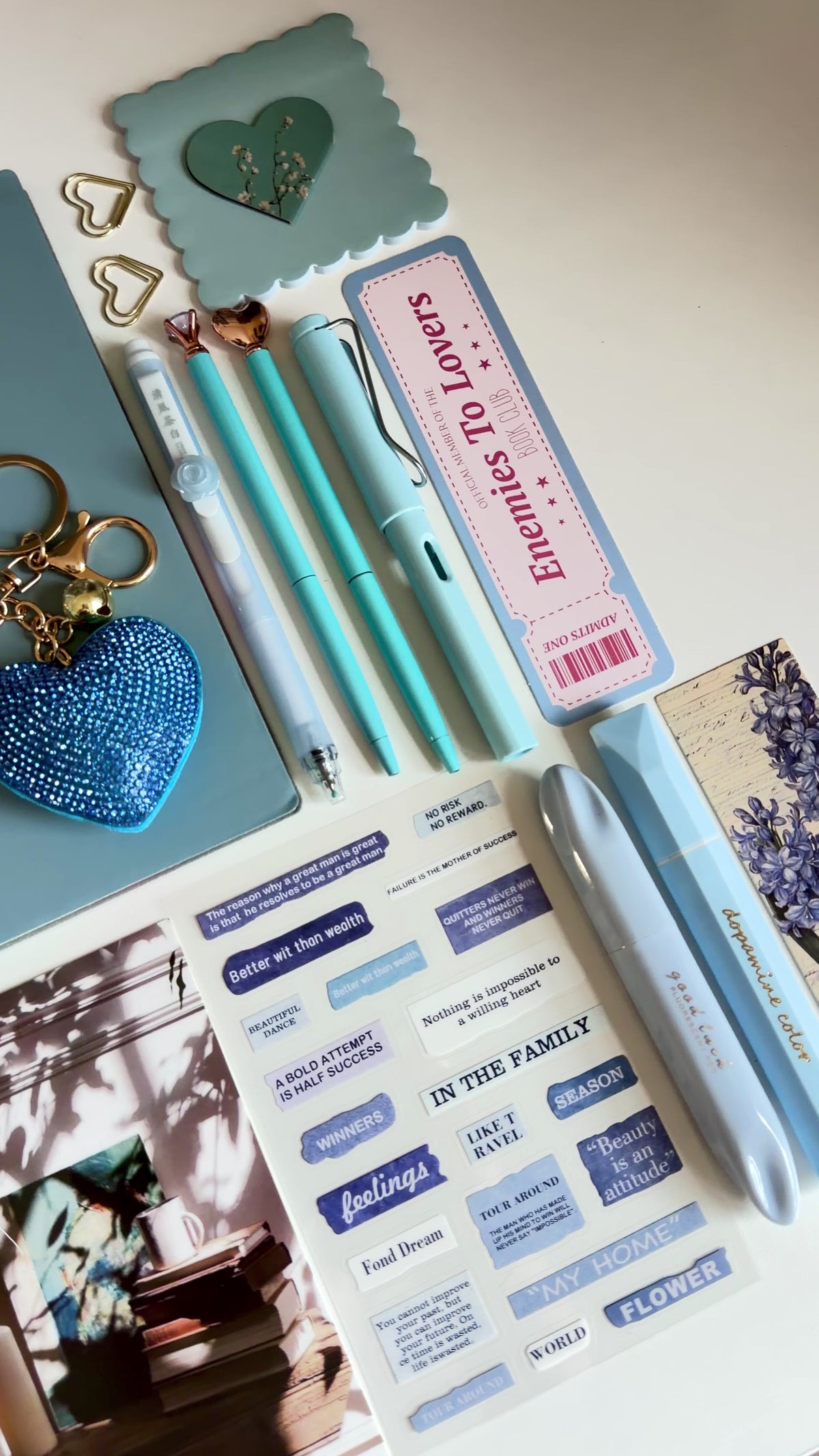Bluebell Mist Stationery Set | Notebook Set